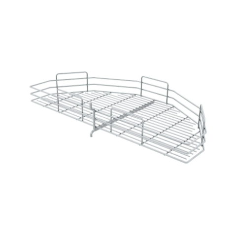 Novaline 800mm Half Circle Carousel 2 Wire baskets