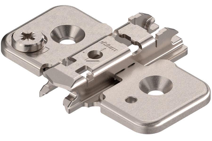 Blum 0mm cam adjustable steel plate for CLIP Top hinges