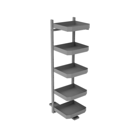 Proline 600mm Swing Out Larder Solid Base