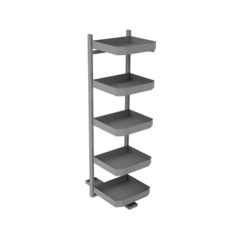Proline 500mm Swing Out Larder Solid Base