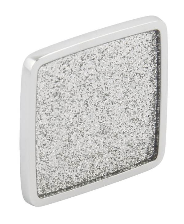 Glitter Knob Zinc Alloy 57 x 57mm