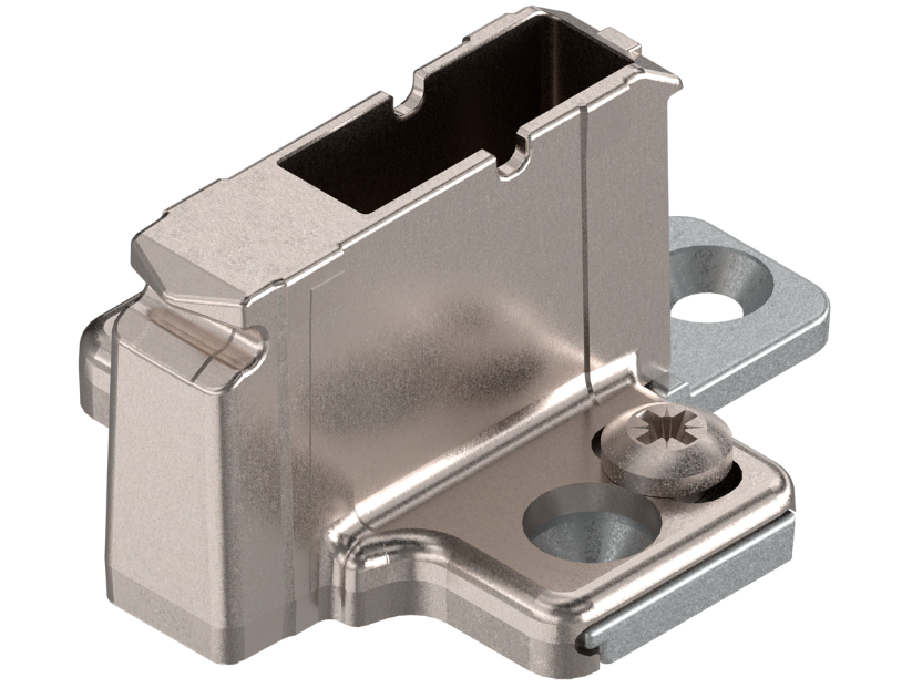 Blum cruciform clip top mounting plate spacing 18mm height 26.5mm