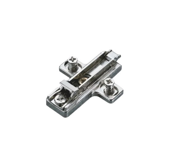 3mm Salice Cruciform Mounting Plate Cam Adj - cw Euro Screws