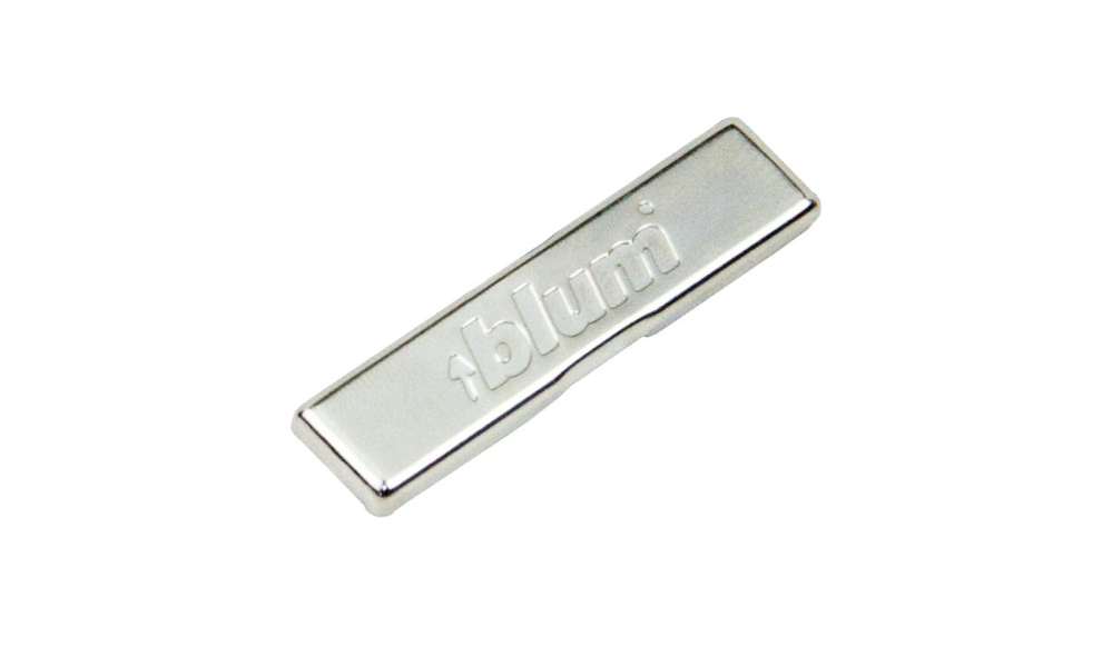 Blum 100 degree hinge cover cap with logo