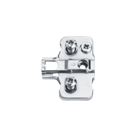 Clip On M/Plate 0 Cam Adj cw Euroscrews