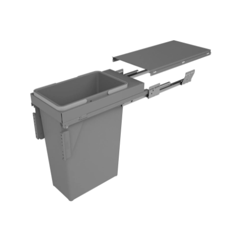 Integra 300mm Under Cabinet Pull-Out S/C Waste Bin 35L (1 x 35L)