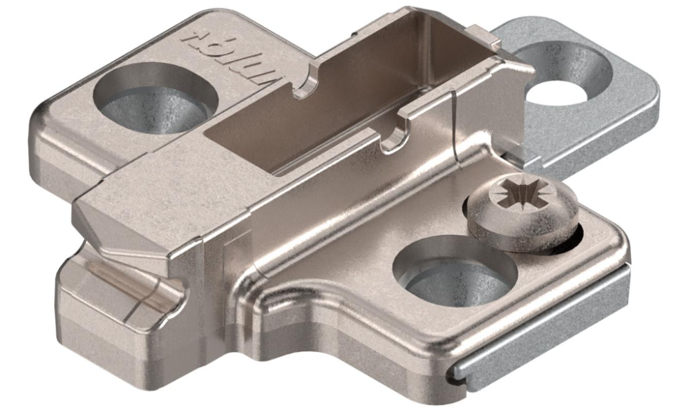 Blum 0mm height adjustable diecast plate for CLIP Top hinges