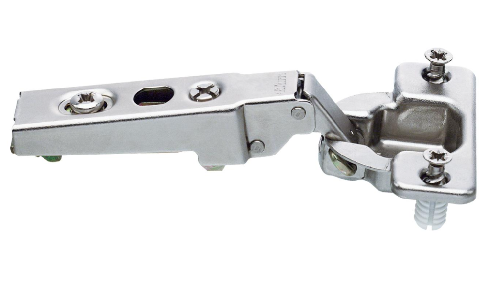 Blum 100 degree Clip-on hinge with Expando dowels