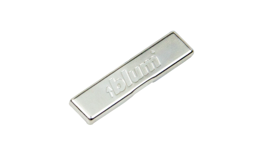 Blum 100 degree hinge cover cap with logo