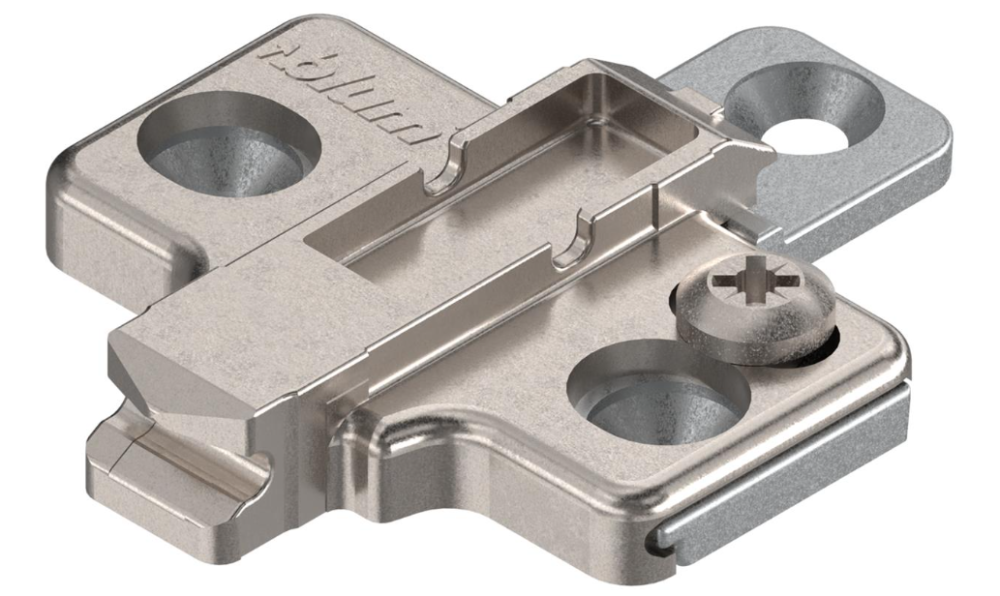 Blum 0mm height adjustable diecast plate for CLIP Top hinges