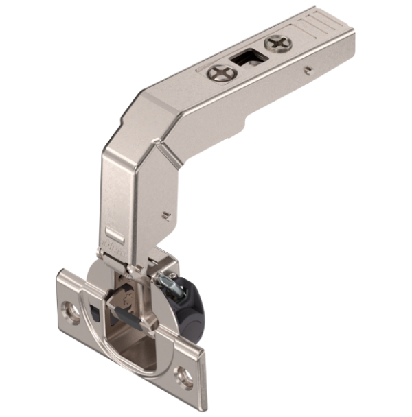 Blum 95 degree blind corner clip top hinge overlay with built in blumotion