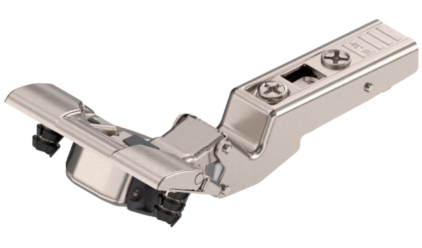 Blum -45 degree clip top angled hinge full overlay with built in blumotion
