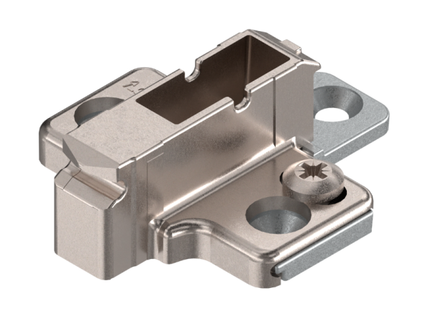 Blum Cruciform Mounting Plate 9mm spacing 17.5mm height