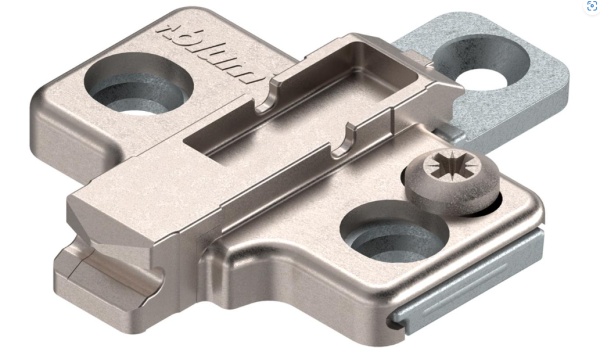 Blum 0mm height adjustable plate for CLIP Top hinges for use with euro screws