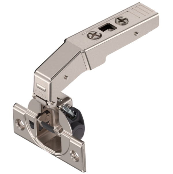 Blum 95 degree Blind corner clip top hinge with built in blumotion (inset)