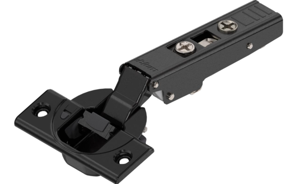 Blum 110° clip top hinge with built in blumotion. Onyx Black