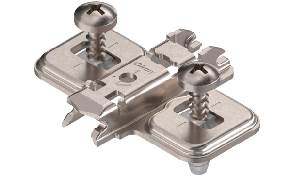 Blum 0mm Clip backplate with dowels